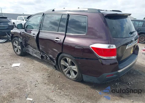 2012 Toyota Highlander Limited V6 из США, поврежденный, VIN 5TDYK3EH6CS083934